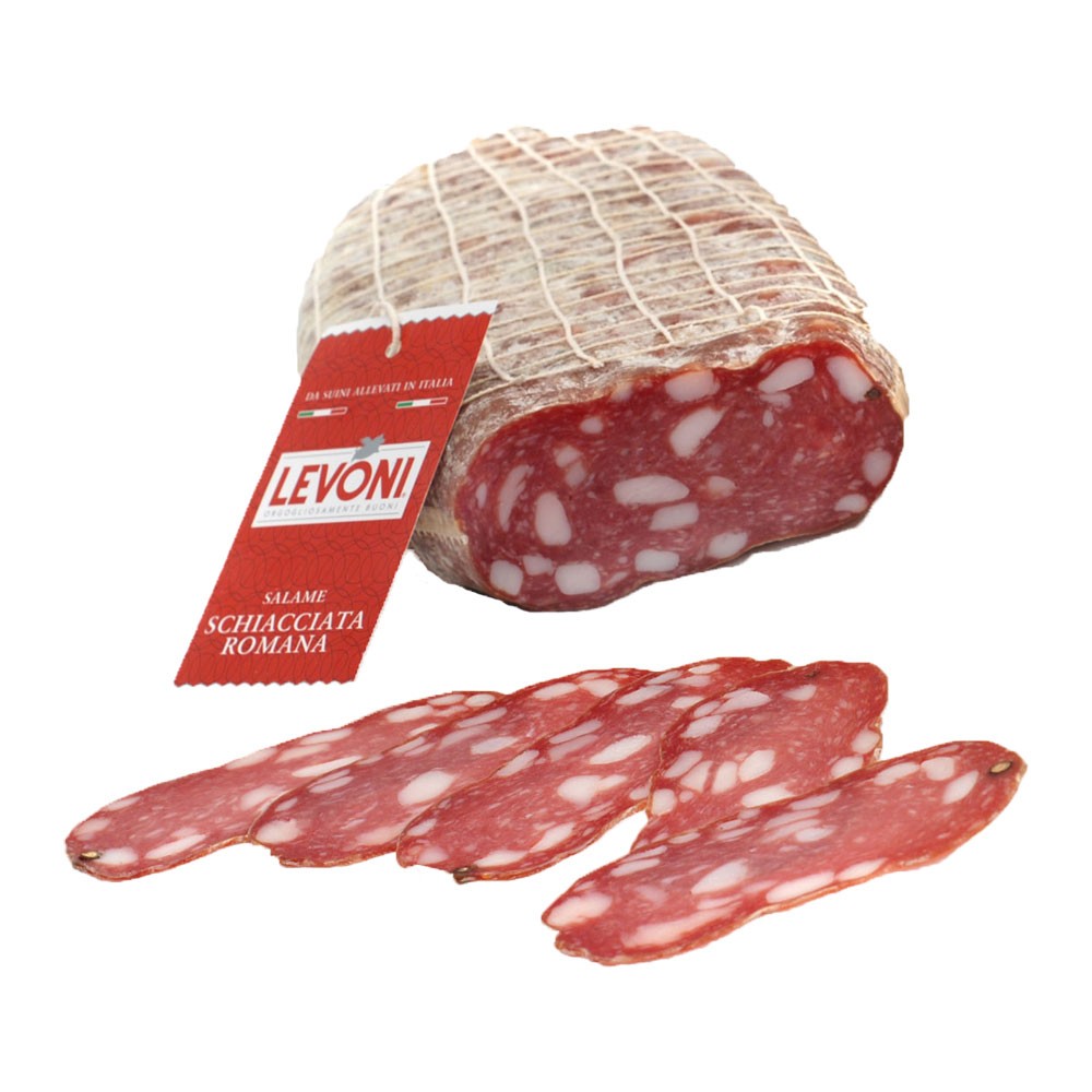 Salame Schiacciata Romana Affettato 250g Levoni