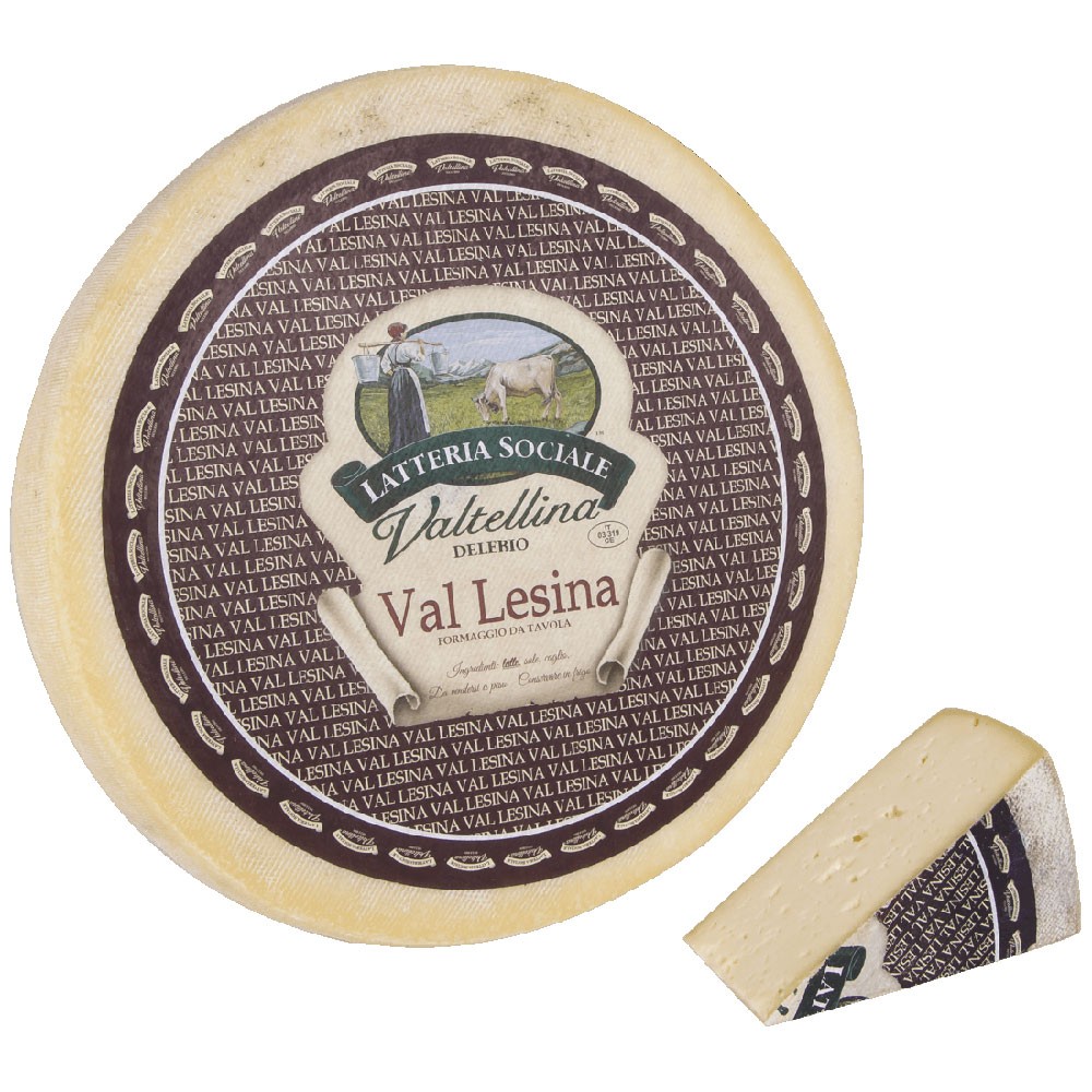 Formaggio Val Lesina della Valtellina 2Kg Latteria Sociale Valtellina