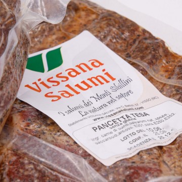 Pancetta Tesa Affettata 250g Vissana Salumi