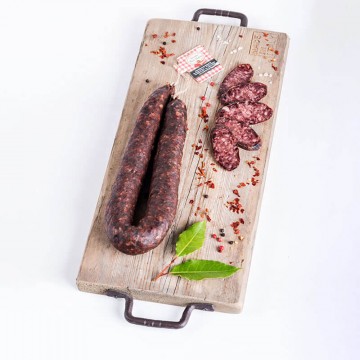 Salsiccia di Fegato Piccante 400g Salumificio Paolo Giuliani