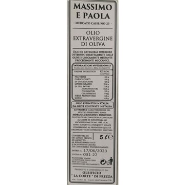 Olio Extra Vergine di Oliva Novello Massimo e Paola 1Lt Frezza